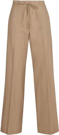 P.A.R.O.S.H. P.a.r.o.s.h., Broeken, Dames, Bruin, S, Katoen, Stijlvolle katoenen broek