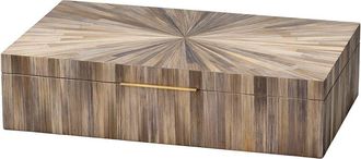 Jamie Young Co. Palm Marquetry Box