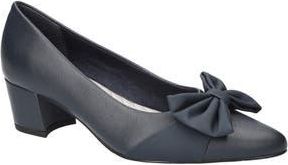 Easy Street Alva Pointed Toe Pump - Wide Width Available in Navy at Nordstrom Rack, Size 8.5