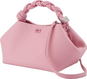 Ganni Womens Bou Top Handle Bag Pink Synthetic
