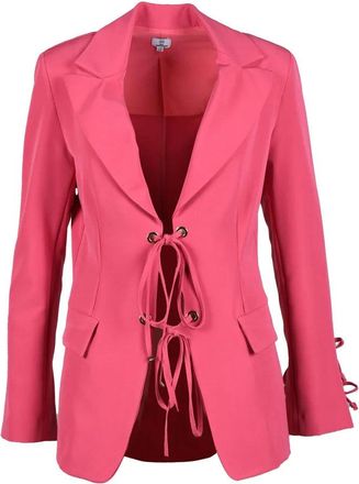 Gil Santucci Pink Polyester Elastane Jacket
