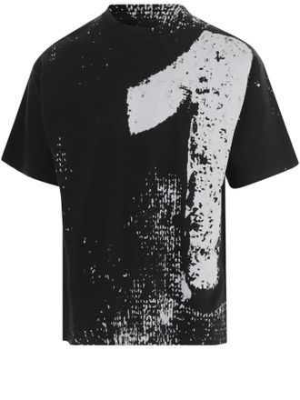 Maison Margiela Oversized Cotton T-Shirt With Iconic Number 10 Design