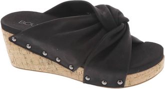 Corkys Footwear Womens Cheerful Sandal In Black Metallic