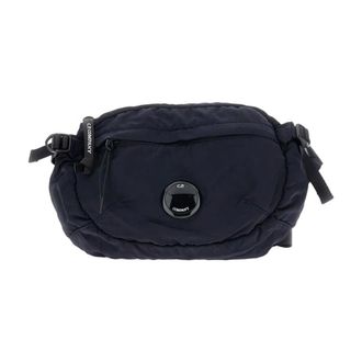 C.P. Company Belt Bags, male, Blue, Size: ONE SIZE Nylon B Waistbag