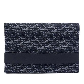 Dior Pre-owned Clutches, female, Blue, Size: ONE SIZE Pre-owned Canvas Clutch