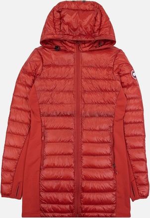 Canada Goose Womens Canada Goose Hybridge Lite Hooded Coat Red - Size: 12