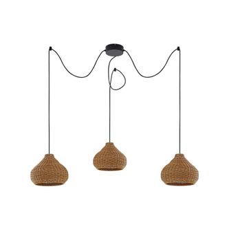 Lucande Lucande - L&aacute;mpara Para Exterior taniola En Marr&oacute;n De Madera