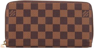 Louis Vuitton Brown Damier Zippy Wallet (Authentic Pre-Loved)