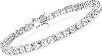 Ross-Simons CZ Tennis Bracelet in Sterling Silver