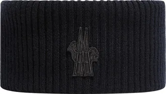 Moncler Moncler Wool Neck Warmer, Men, Blue, Size: One Size