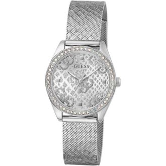 Guess Majesty Quartz Horloge - Dames - Accessoires - Grijs - Maat: ONE Size