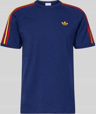 adidas Originals T-Shirt mit Label-Stitching in Dunkelblau, Gr&ouml;&szlig;e XXL
