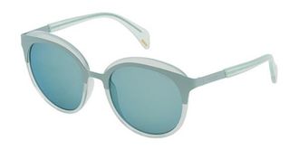 Police SPL499 SMCX Womens Sunglasses Blue Size 53
