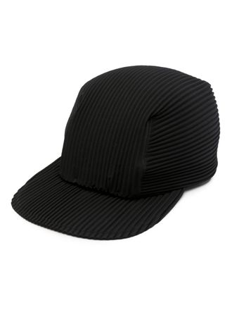 Homme Plissé Issey Miyake Cappello con dettagli plissé - Nero