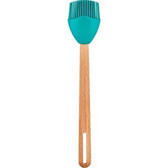 LE CREUSET Signature Silicone & Wood Basting Brush in Riviera at Nordstrom