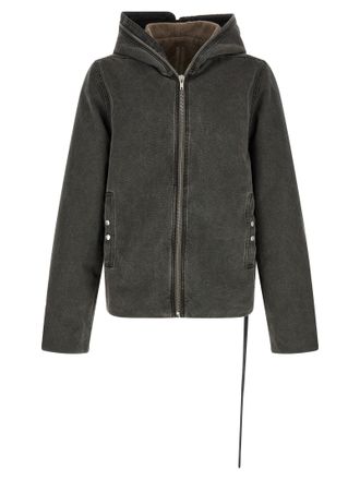 Rick Owens Cotton Full-Length Mens Jacket