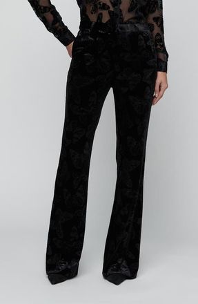 L'agence Frances Bootcut Trousers in Black Butterfly at Nordstrom, Size 10