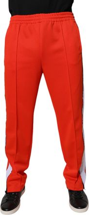Msgm Red White Mid Waist Men Jogger SweatMens Mens Pants (Pre-Owned)