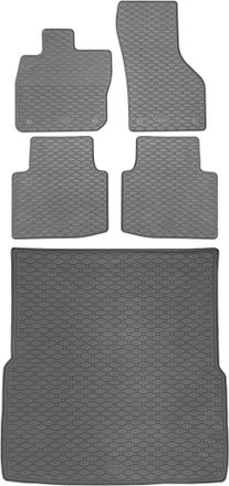 OEM Volkswagen Passat B9 Kombi A Partir De 2024 Set - Alfombrillas De Goma Para Coche + Alfombrilla Para Maletero