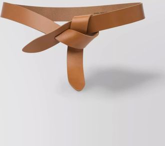 Isabel Marant adjustable knot detail smooth finish belt