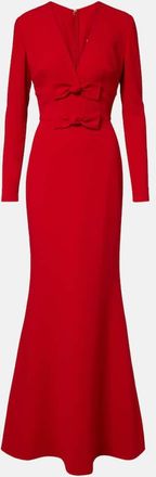 Elie Saab Bow-detail cady gown