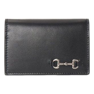 Gucci 25 Horsebit Long Card Case Black 846956-AAFP1-1000