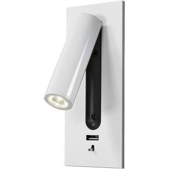 OEM Aplique De Pared Led Ajustable, L&aacute;mpara De Lectura Focalizada, Aplique De Pared Moderno Con Puerto De Carga Usb Para Sala De Estar, Dormitorio, Hotel,