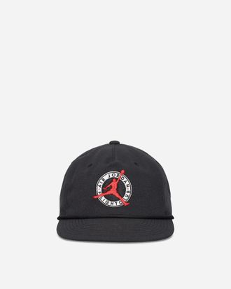Nike Jordan Flight Club Pro Unstructured Flat Bill Hat Black