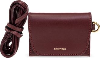 LI&Eacute; STUDIO Stella Wallet - Dames - Portefeuilles - Rood - ONE Size - Leer - Accessoires