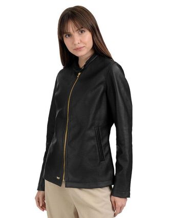 Nine West Womens Racer Jacket