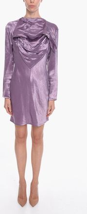 Bottega Veneta Satin Midi Dress BANDANA Bottega Veneta