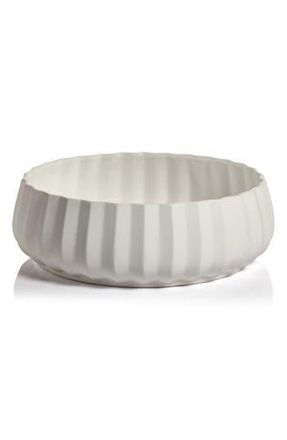 Zodax Chantria Ceramic Bowl in White at Nordstrom Rack