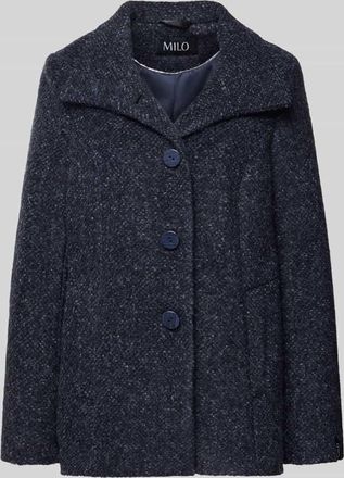 Milo Jacke mit Knopfleiste Modell NIA in Marine, Größe 36