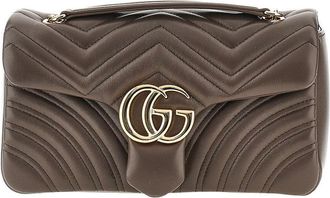 Gucci Nappa leather medium GG Marmont bag Woman One Size