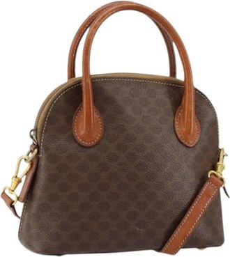 Celine Pre-owned Mini Bags, female, Brown, Size: ONE SIZE Pre-owned Canvas Mini Bag