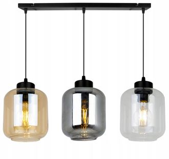 OEM L&aacute;mpara Colgante Moderna Y Elegante Con Pantalla De Cristal