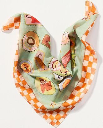 Maeve Printed Bandana Scarf