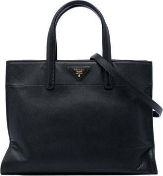 Prada Pre-owned Prada Saffiano Soft Triple Pocket Tote Ladies XDFXOIBZHGB0OLW6