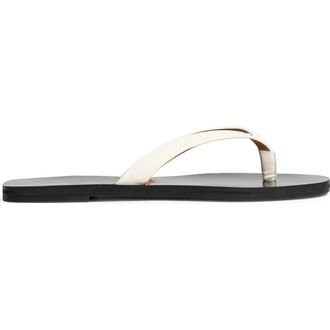 Madewell The Gabi Slide Sandal in White Pebble at Nordstrom Rack, Size 5.5