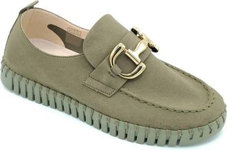 Ilse Jacobsen Womens Tulip U0009 Loafer In Deep Olive