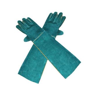 OEM Guantes De Seguridad De Cuero Para El Manejo De Animales, Resistentes A Las Mordeduras, Ideales Para Ba&ntilde;ar, Acicalar Y Manipular Perros, Gatos, Aves, 