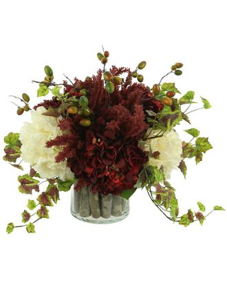 Creative Displays Inc. Hydrangea, Pampas And Ivy Floral Arrangement
