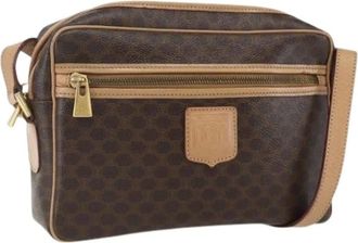 Celine Pre-owned Cross Body Bags, female, Brown, Size: ONE SIZE Pre-owned Plastic Cross Body Bag