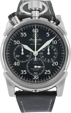 CT SCUDERIA Pre-owned CT Scuderia Scuderia Mastertime Black Dial Mens Watch CT-013