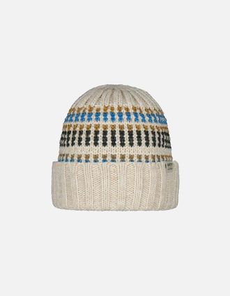 Barts Mens Barts Mens Travvis Jaquard Knitted Cuffed Beanie - Brown - Size: ONE size