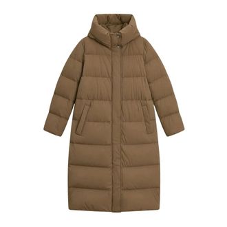 Woolrich Madison Long Coat - - Coats - Donna - Marrone - L