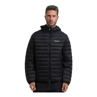 A|X Armani Exchange Donsjack met volledige ritssluiting - Heren - Jassen - Zwart - Maat: S Nylon