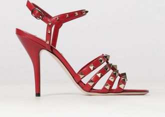 Valentino Garavani Sandali Rockstud in pelle di vitello con tacco a spillo e borchie