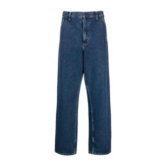 Carhartt Work in Progress Single Knee Smith Denim Pant - male - Carhartt Wip - Straight Fit Jeans - Blue - W36 - Jeans