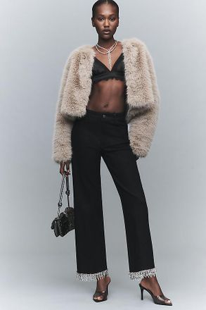 En Saison Leah Petite Rhinestone Jeans